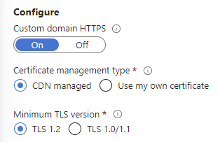 Setting to enable HTTPS