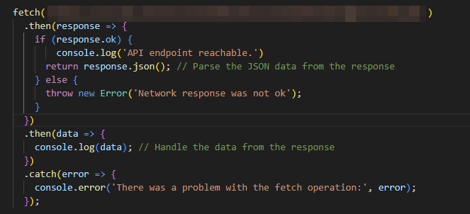 JavaScript code