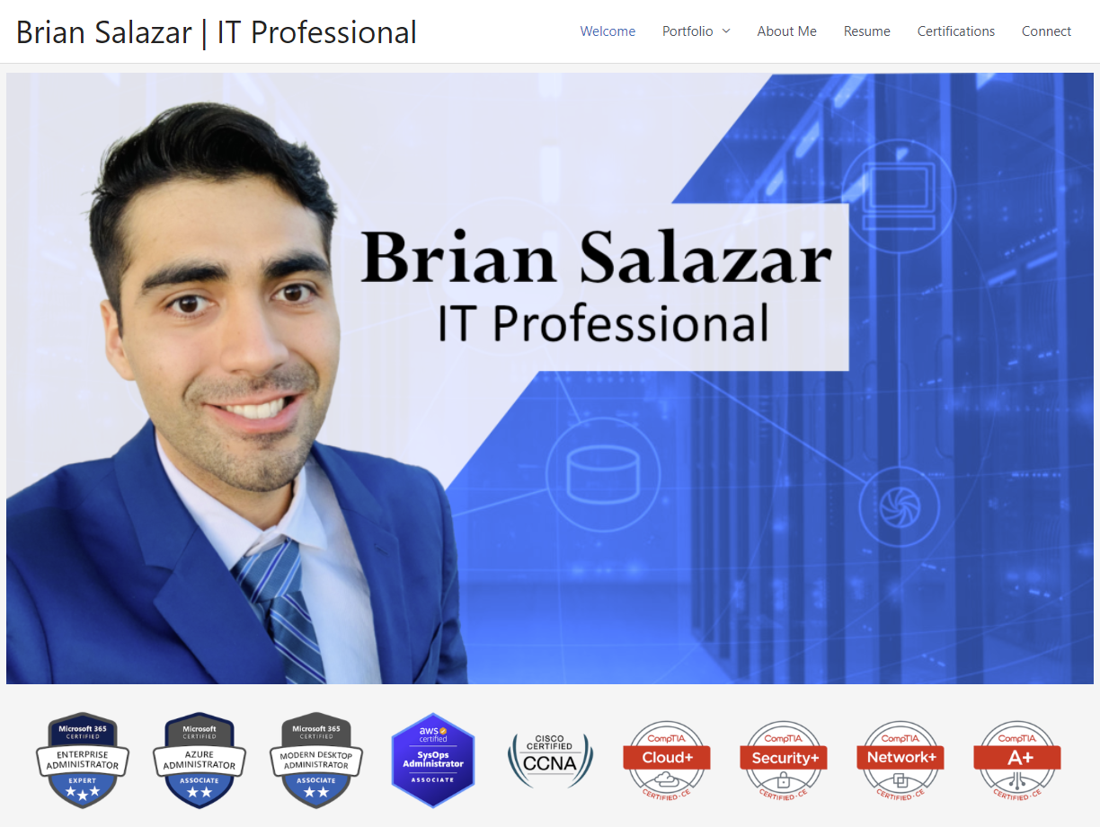 Original home page
