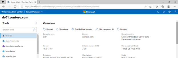 Windows Admin Center