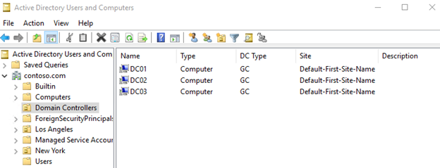 Domain Controllers